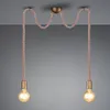 Image de Suspension DÃ©centrÃ©e Rope Ã 2 Lampes Avec Corde