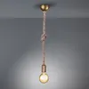 Image de Suspension Rope Avec Corde DÃ©corative 1 Lampe