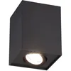Image de Plafonnier Biscuit, Ã 1 Lampe, Noir