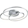 Image de Plafonnier Led Gale, 60 Cm, Nickel Mat