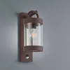Image de Applique D'extÃ©rieur Sambesi Ã DÃ©tecteur, Rouille