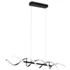 Image de Trio Sequence Plafonnier Suspendu De Bar Moderne Aluminium BrossÃ© 2300-3000-4000k
