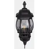 Image de Trio Lighting - Applique Murale Montante Elvo E27 - Trio - Ip 44 - Filaire - Noir Mat - Noir