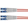 Image de TelegÃ¤rtner - Cordon de raccordement - LC multi-mode (M) pour LC multi-mode (M) - 2 m - fibre optique - 50 / 125 microns - OM4 - violet