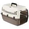 Image de Kerbl Box De Transport Expedition Pour Chien - 48x32x32cm - Creme Et Taupe