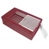 Image de Cage De Transport Plastique Avec Porte Frontale Et Couli.