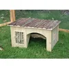 Image de Maison Pour Rongeurs Nature 42x34,5x27 Cm Avec Ratelier