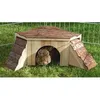 Image de Maison Pour Rongeurs Nature 37x37x16 Cm Avec Rampe