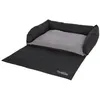 Image de Kerbl Coussin De Transport Pour Chien Gris Noir 80 X 60 Cm