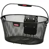 Image de Panier avant acier fil avec anse fixation sur cintre Klickfix Ovalkorb 16L 40x19x29 cm