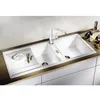Image de Evier granit blanc BLANCO METRA 8 S 2 bacs