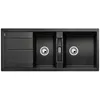 Image de Evier granit anthracite BLANCO METRA 8 S 2 bacs