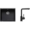 Image de BLANCO ROTAN 500-U & MILA noir mat