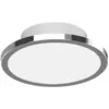 Image de Lightme Plafonnier Led Aqua Ã14,7cm ChromÃ©
