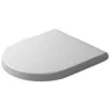 Image de Duravit Philippe Starck 3 lunette de WC sans fermeture amortie Blanc