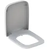 Image de Abattant WC Geberit Renova Plan rectangulaire, fermeture standard, fixation par le bas, Blanc