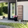 Image de Kit Cuve Murale Slim 300 L Taupe - 182 cm Multicolore H 182 cm