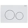 Image de Geberit Delta20 plaque de d?clenchement double touche, blanc alpin (115.127.11.1)