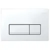 Image de Geberit Plaque de d?clenchement delta 50, double touche, blanc alpin (115.119.11.1)