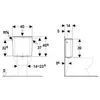 Image de Geberit - RÃ©servoir attenant AP 128 simple dÃ©bit 6-9L - 128.025.11.5