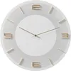 Image de Horloge murale Leonardo blanche et dorÃ©e Kare Design