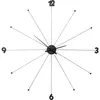 Image de Horloge murale Umbrella noire Kare Design