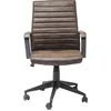 Image de Chaise de bureau Labora marron foncÃ© Kare Design