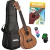 Image de Cascha Hh 2036 Premium Mahogany Pack UkulÃ©lÃ© Concert (4 Langues)