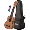 Image de Cascha Hh 2026l UkulÃ©lÃ© Soprano Haut De Gamme Pour Gauchers Avec Housse Et MÃ©diators