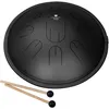 Image de Sela Se 380 Melody Tongue Drum D Kurd 14 Pouces Black Sac Inclus
