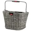 Image de Klickfix - Panier VÃ©lo Avant Structure Osier Sans Adaptateur 34x25x27 Gris 16 Litres