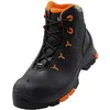 Image de Chaussures Montantes De SÃ©curitÃ© S3 Taille: 45 Uvex 2 6503245 Coloris Noir, Orange 1 Paire