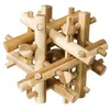 Image de Fridolin - 17492 - Puzzle - Casse TÃªte Bambou - BÃ¢ton Magique - Niveau 2 Difficile
