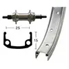 Image de Roue arriére avec vis Wiener Winora 36 Tr.Axe A/Vis 135Mm 24" x 1,90 mm