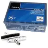 Image de Boîte de 25 paires de patins de frein XLC bs-v02 cartridge vbrake 72 mm