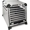 Image de Cage De Transport De Voiture Pour Chien Aluminium Nobby Pet Round Corner