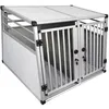 Image de Cage De Transport De Voiture Pour Chien Double Aluminium Nobby Pet Nouveau Design