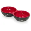 Image de Gamelle Double En CÃ©ramique Pour Chat Nobby Pet Cat