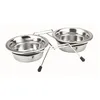 Image de Gamelles Double En Inox Pour Chien Nobby Pet Silent Diner
