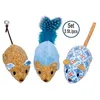Image de Jouet Peluche Pour Chat Souris Avec Herbe Ã Chat Nobby Pet