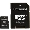 Image de Intenso - Carte mémoire flash (adaptateur microSDXC vers SD inclus(e)) - 64 Go - Class 10 - micro SDXC en occasion ou reconditionné