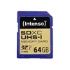 Image de Intenso 3421490 mÃ©moire flash 64 Go SDXC UHS-I Classe 10