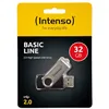 Image de Intenso Basic Line - ClÃ© USB - 32 Go - USB 2.0 - argent noir
