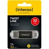 Image de Intenso Twist Line - ClÃ© USB - 32 Go - USB 3.2 Gen 1 / USB-C - anthracite