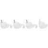 Image de Kit 4 Roulettes Blanches Lit Berceau Pinolino Pinolino