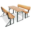 Image de Ensemble Table Et Bancs Avec Dossier Pinolino Sepp L 110 X P 35 X H 59