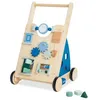 Image de Pinolino Chariot DactivitÃ©s Titus Bleu Partiellement Massif Tilleul Et Mdf LaquÃ© Clair Et Multicolore