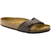 Image de Birkenstock - Mules en matière synthétique - Madrid Birko-Flor Narrow Dark Brown en Cuir - Taille 41 - Marron