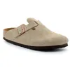 Image de Sabots Birkenstock Boston En Velours Pour Femme - 36