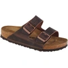 Image de Sandales plates BIRKENSTOCK  Arizona Natural Oiled Leather Regular - Habana P30768301